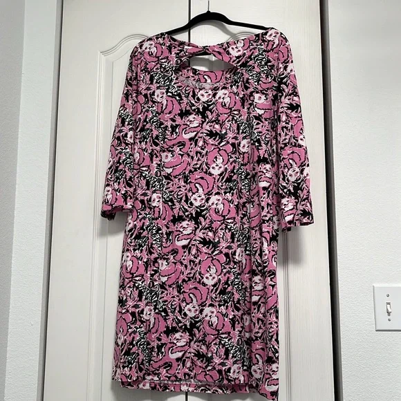 Lilly Pulitzer Pink and Black Panda Dress - Picture 3 of 12
